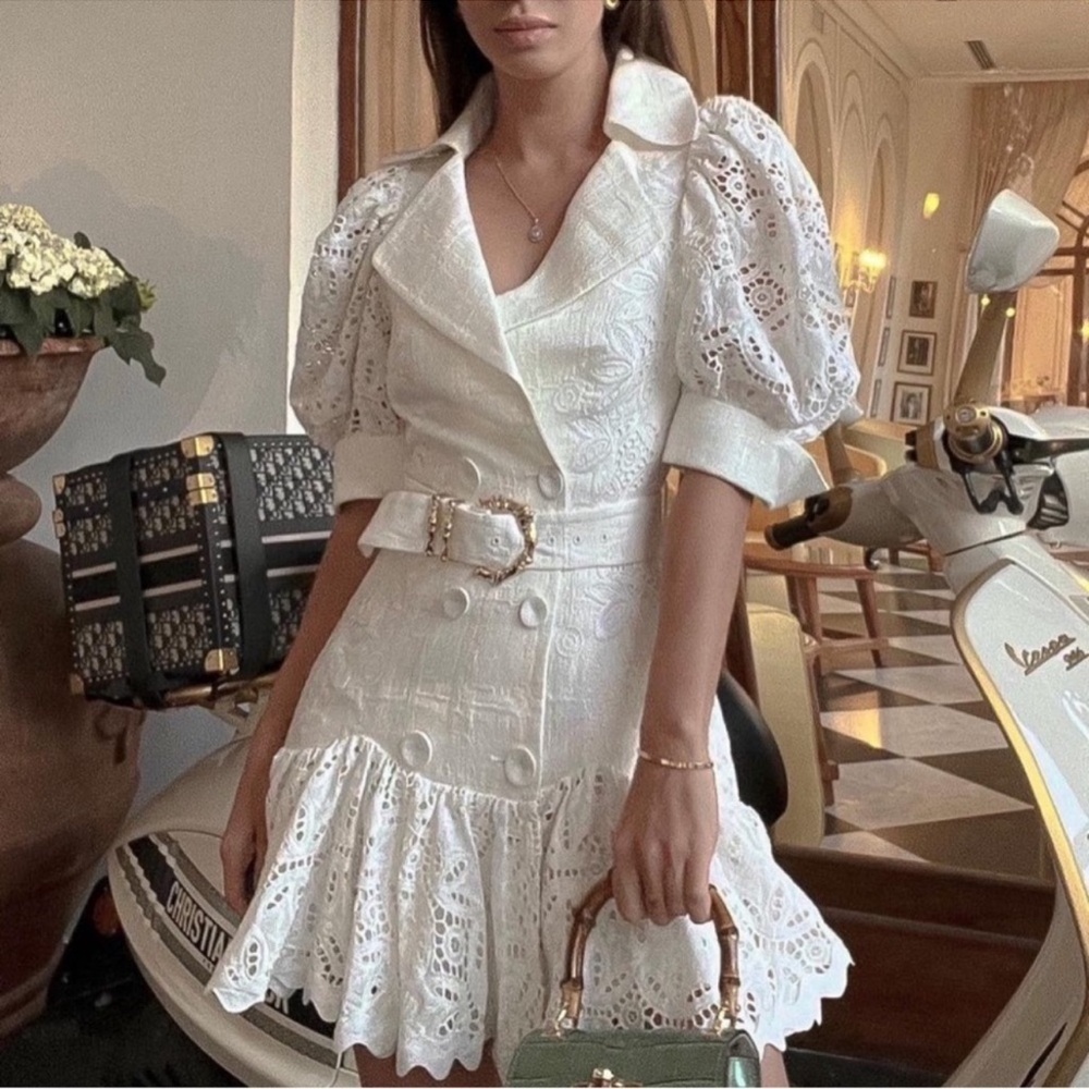 Acler Sierra Puff Sleeve Dress